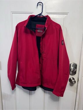 Chick-fil-A Team Style Red Softshell Jacket Men’s 3XL Full Zip Fleece Lined